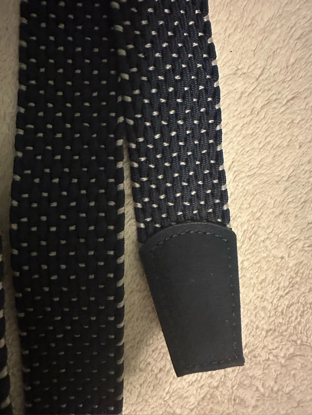 Cuater By Travis Matthew Cheers 2:0 Navy Blue White Woven Golf Belt Sz XL 38-40